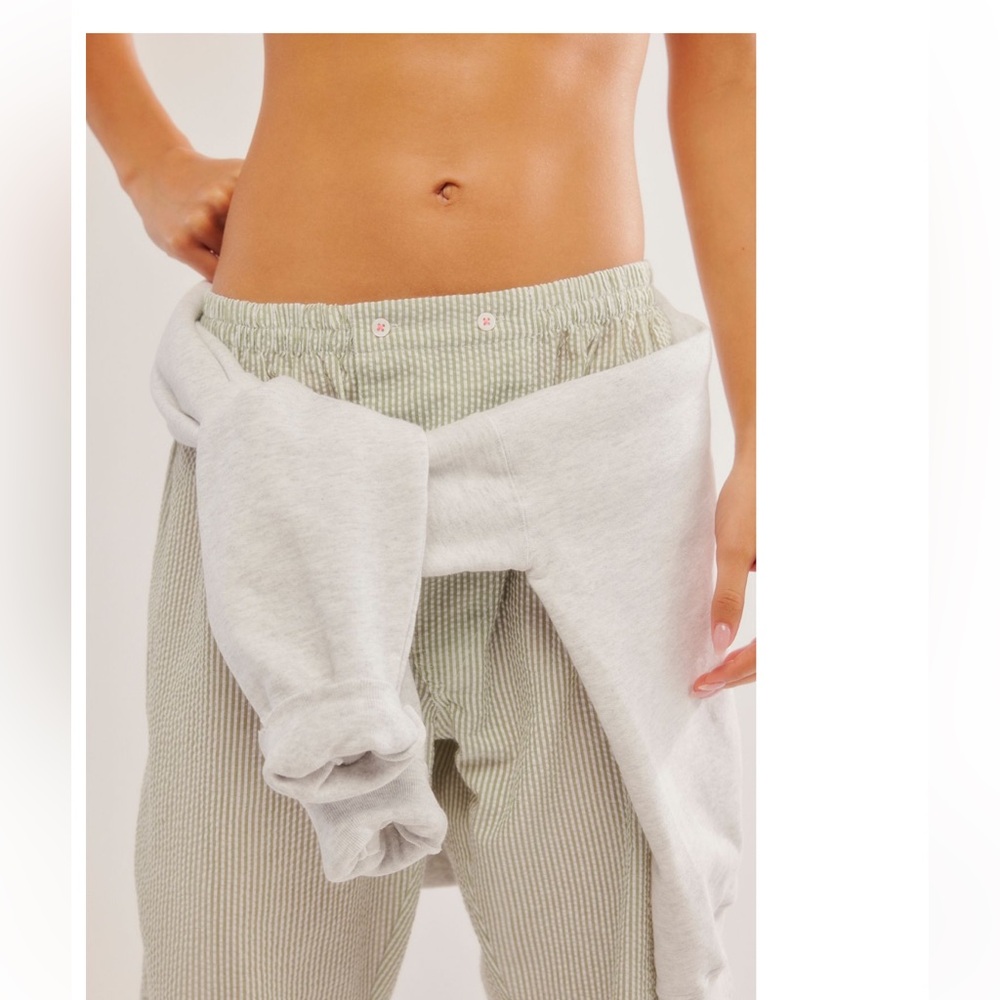 💥HUGE SALE💥(PRICES FIRM)NwT’s-$80 FREE PEOPLE Cloud-9 Lounge Pants L Relaxed - Picture 4 of 7
